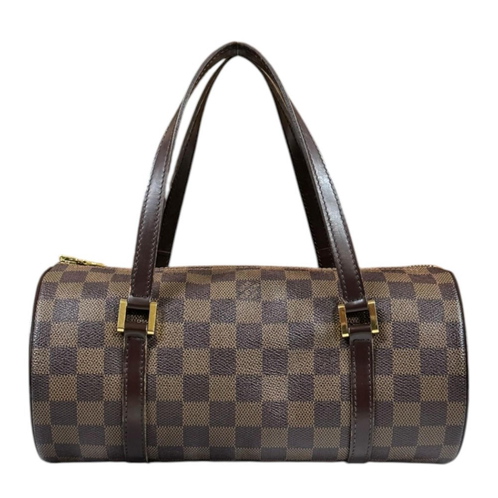 ルイヴィトン パピヨン26 ダミエ ハンドバッグ ダミエキャンバス N51304 ブラウン レディース LOUIS VUITTON  中古