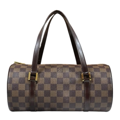 ルイヴィトン パピヨン26 ダミエ ハンドバッグ ダミエキャンバス N51304 ブラウン レディース LOUIS VUITTON 中古