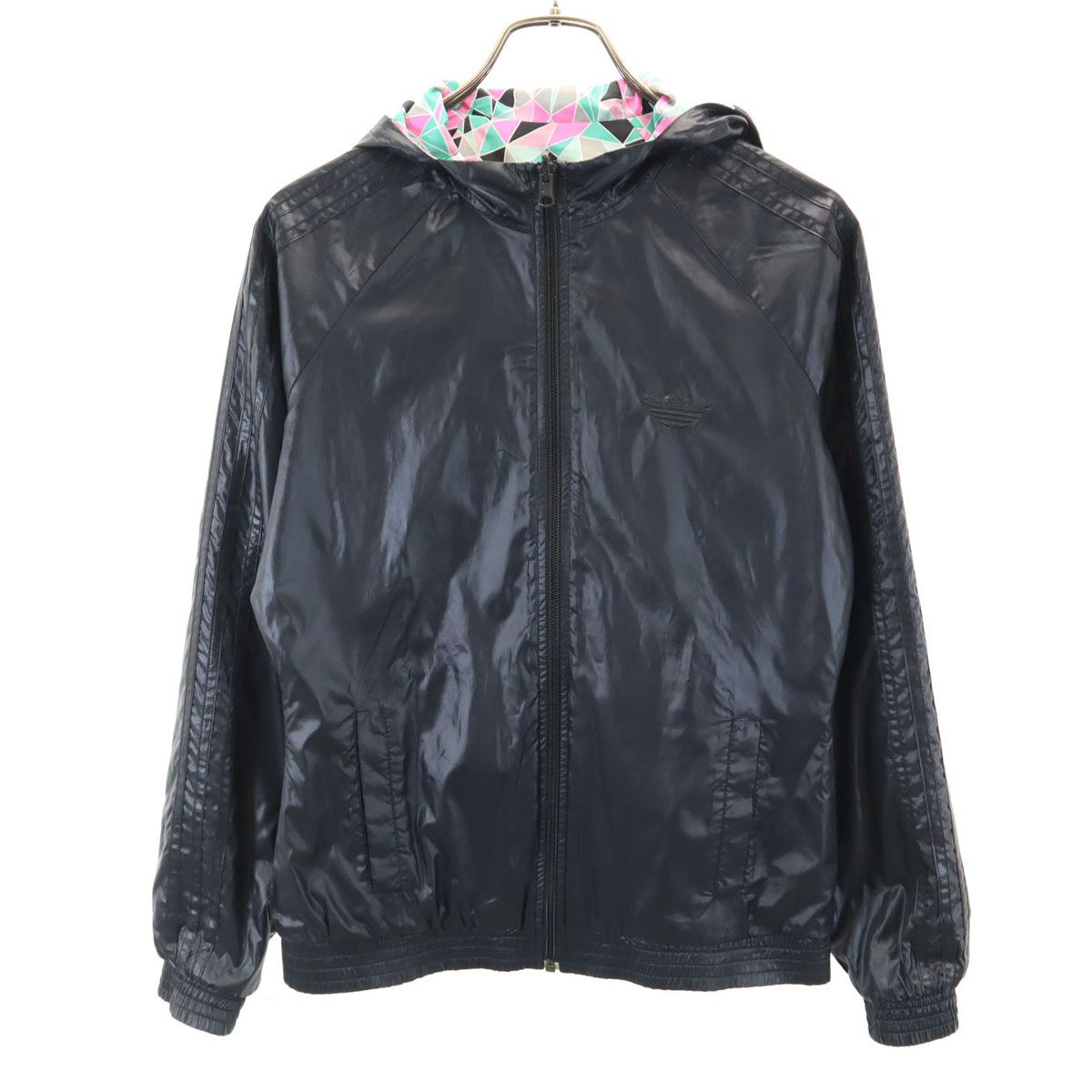 adidas 長袖 リバーシブル ジップパーカー