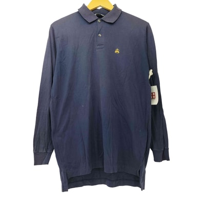 90s USA製 GOLDEN FLEECE 羊 刺繍 L/S ポロシャツ【1142574904335】