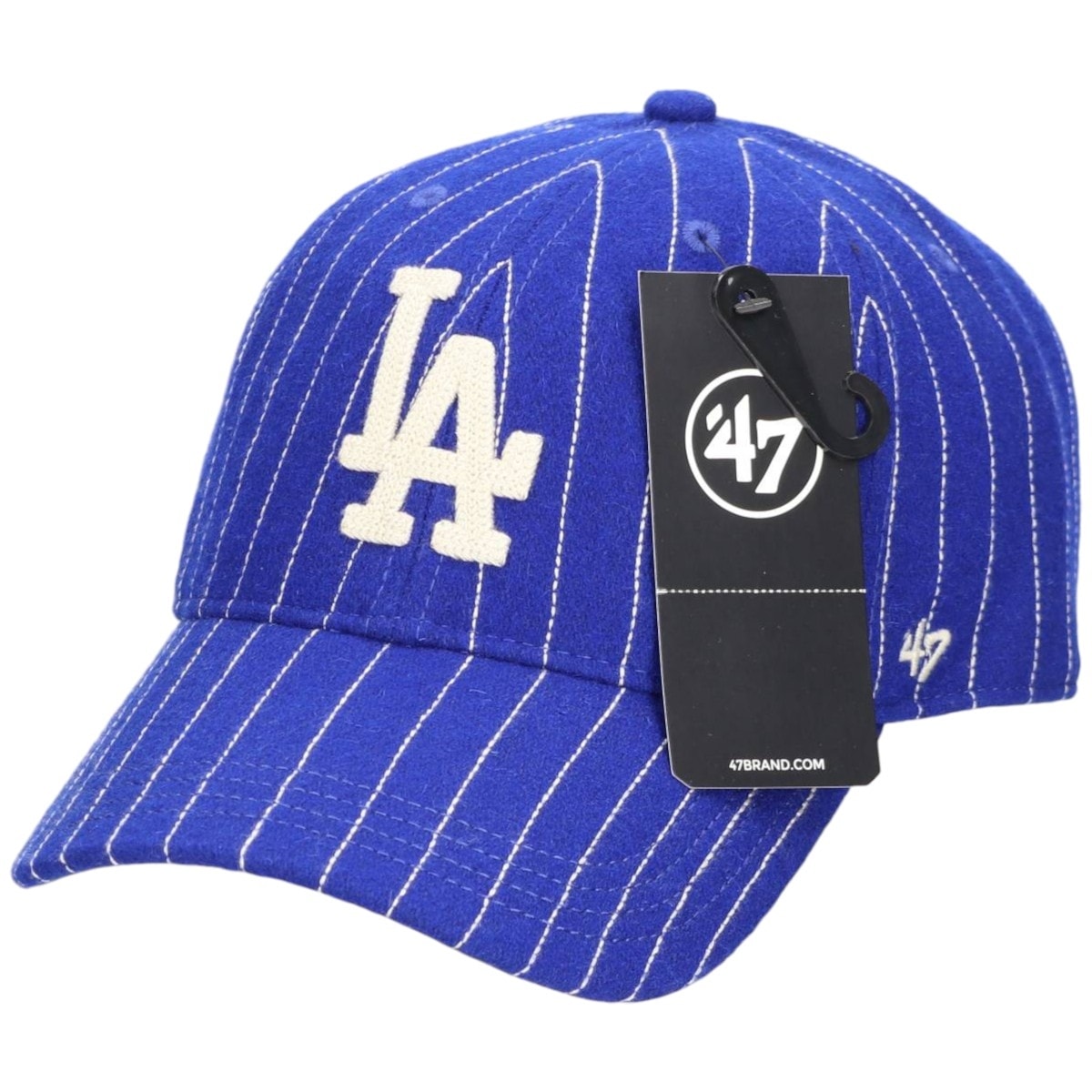 フォーティーセブン '47 CLEAN UP ロサンゼルス ドジャース ベースボールキャップ Wool Pinstripe ロイヤル F 【47A B-WOPCU12WIS-RY】 【01】/jae000073