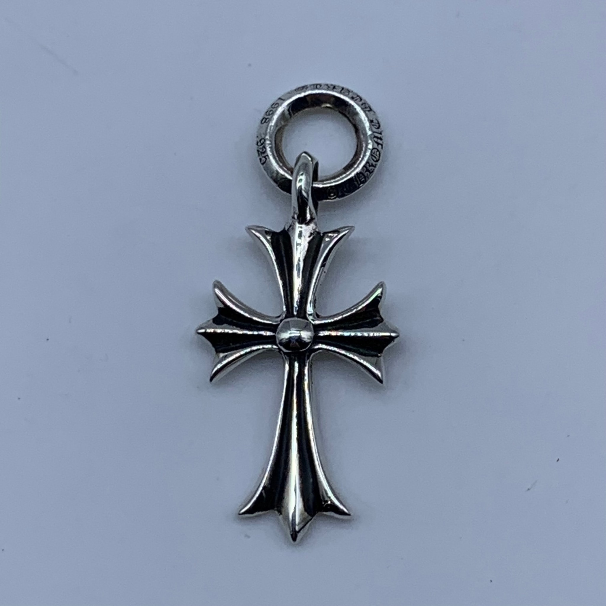 Chrome Hearts Tiny CH Cross Charm "Silver"