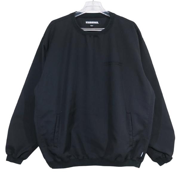 NEIGHBORHOOD ネイバーフッド 22AW PULLOVER SH LS.EC 222TSNH-SHM07 プルオーバー シャツ ロングスリーブ ブラック 長袖 サイズM