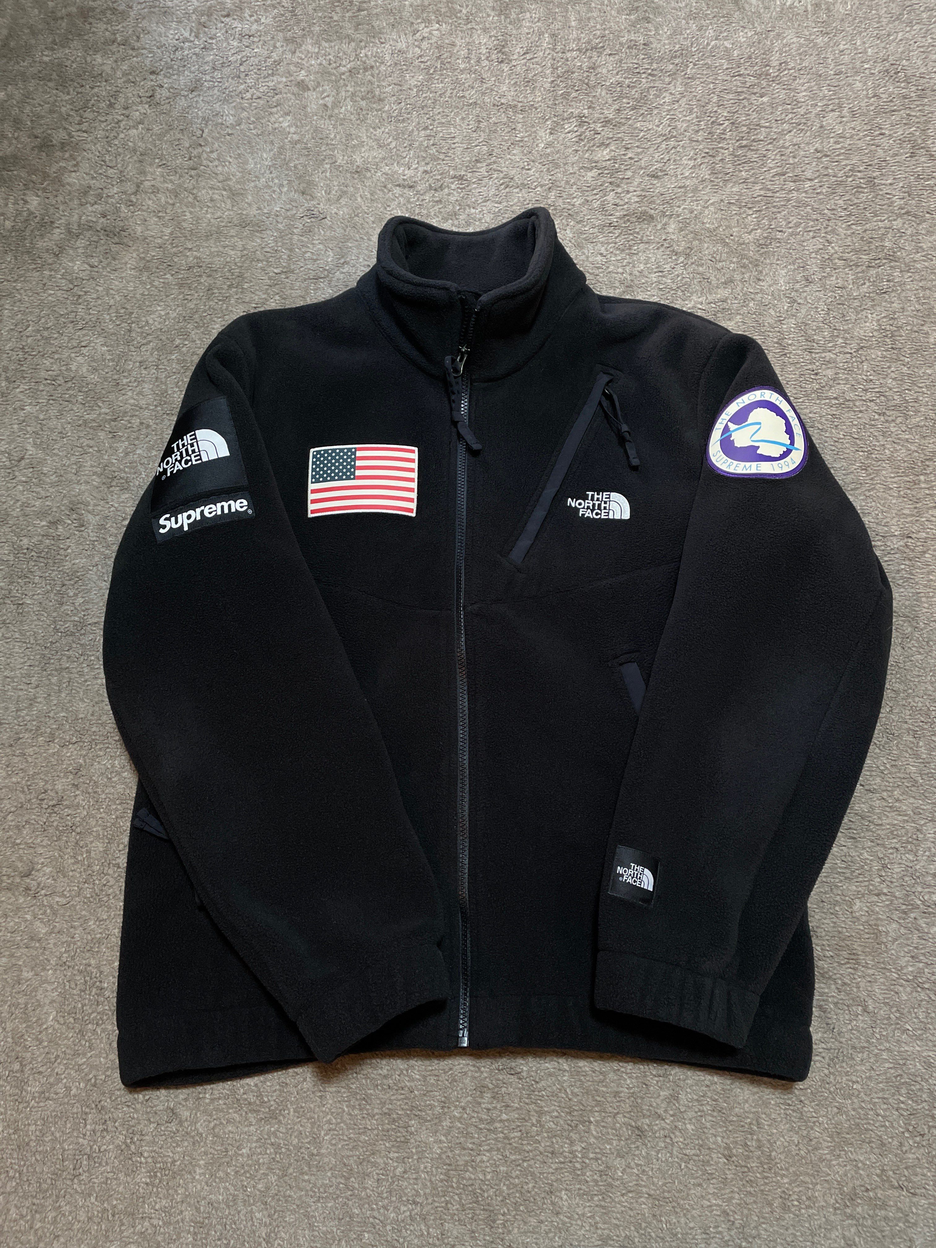 Supreme x The North Face Polartec Fleece Jacket "Black"