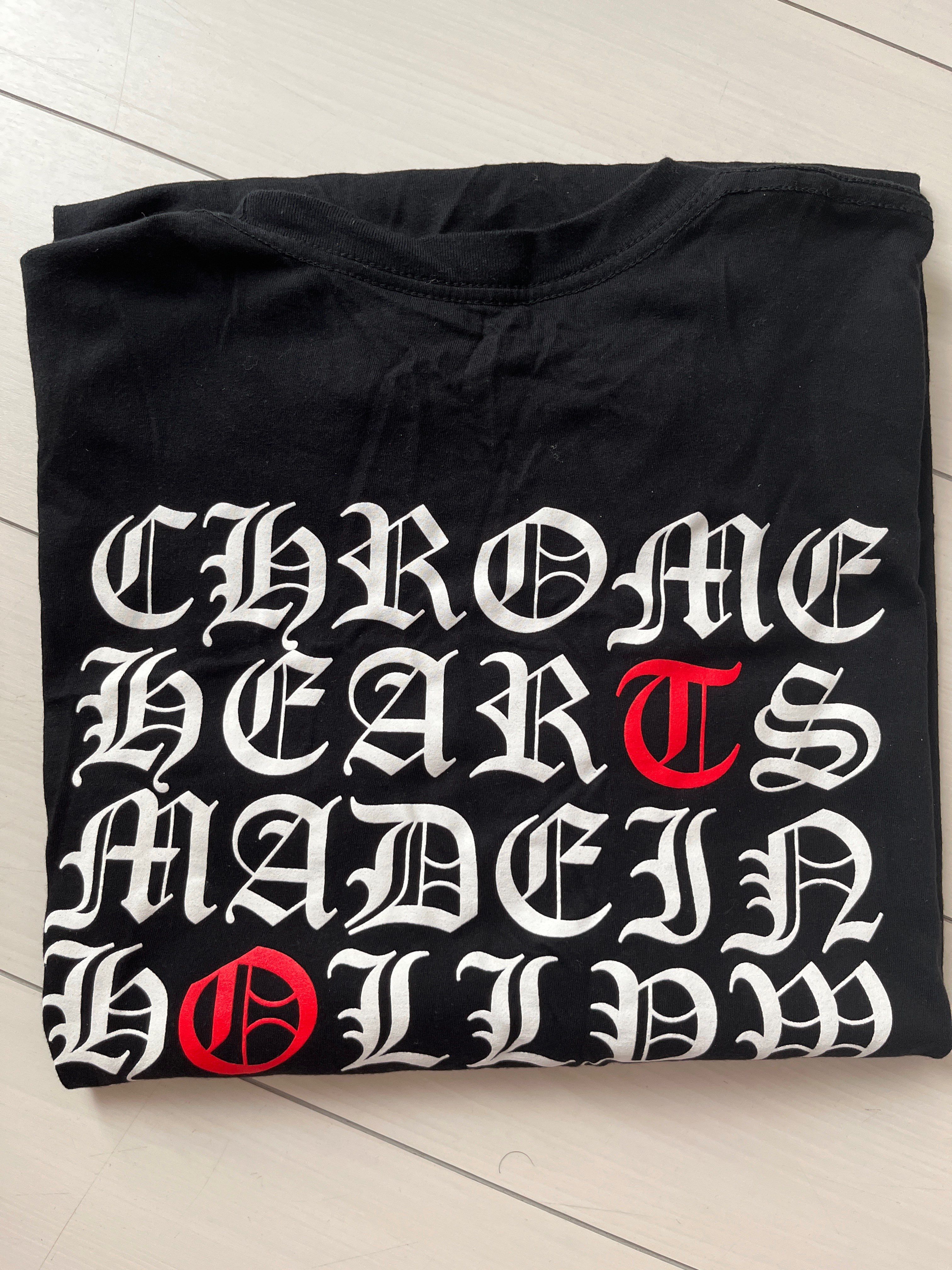 Chrome Hearts Made In Hollywood T-Shirt Tokyo Logo "Black/White/Red"