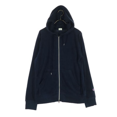 Champion チャンピオン 長袖 ジップパーカー M ブルー系