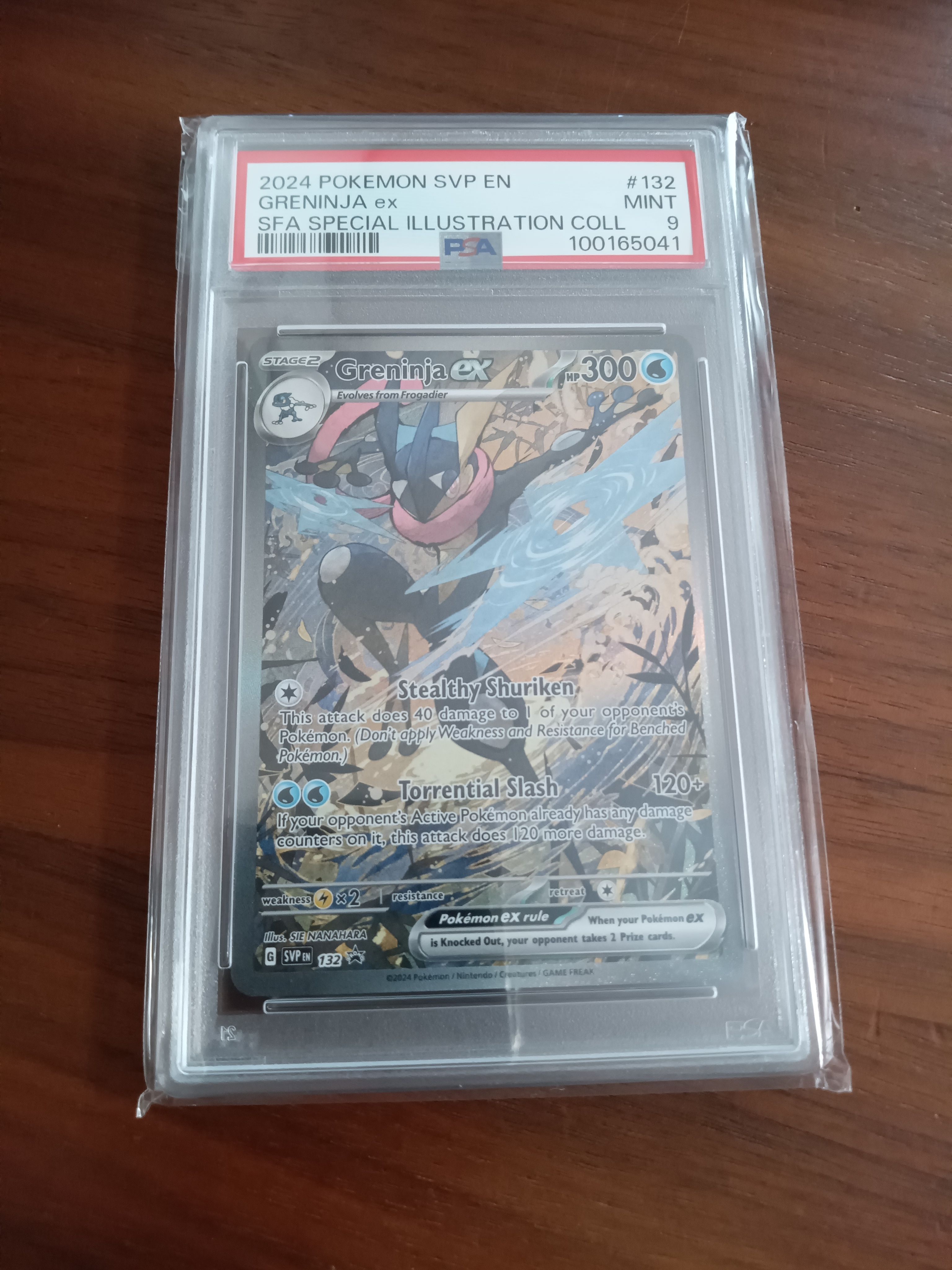 ゲッコウガex P [SVP EN 132]【英語版】(スカーレット&バイオレット「シュラウデッドフェイブル ゲッコウガex スペシャルイラストレーション コレクション」)