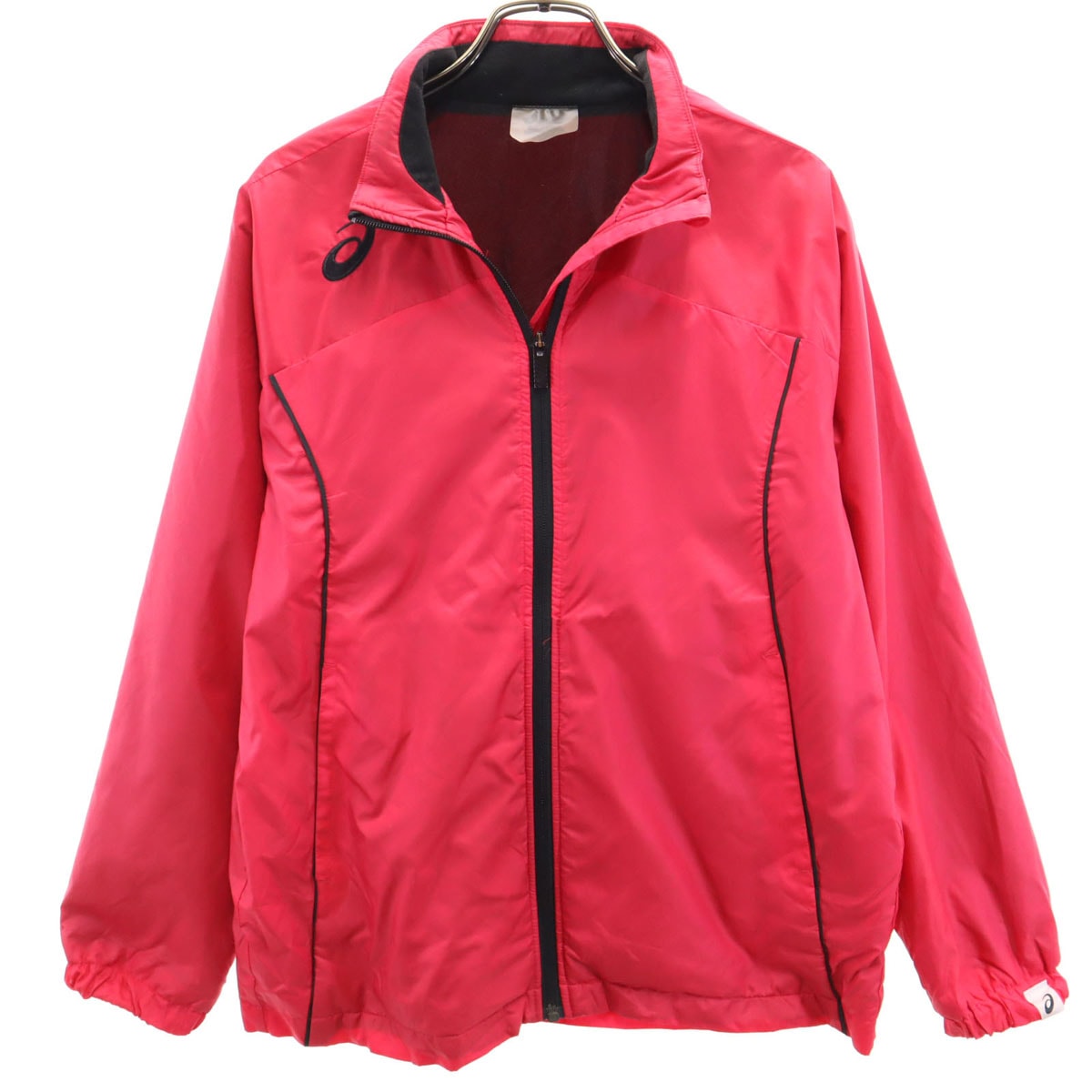 asics アシックス トレーニング ウインドブレーカー M ピンク系 裏トリコット
