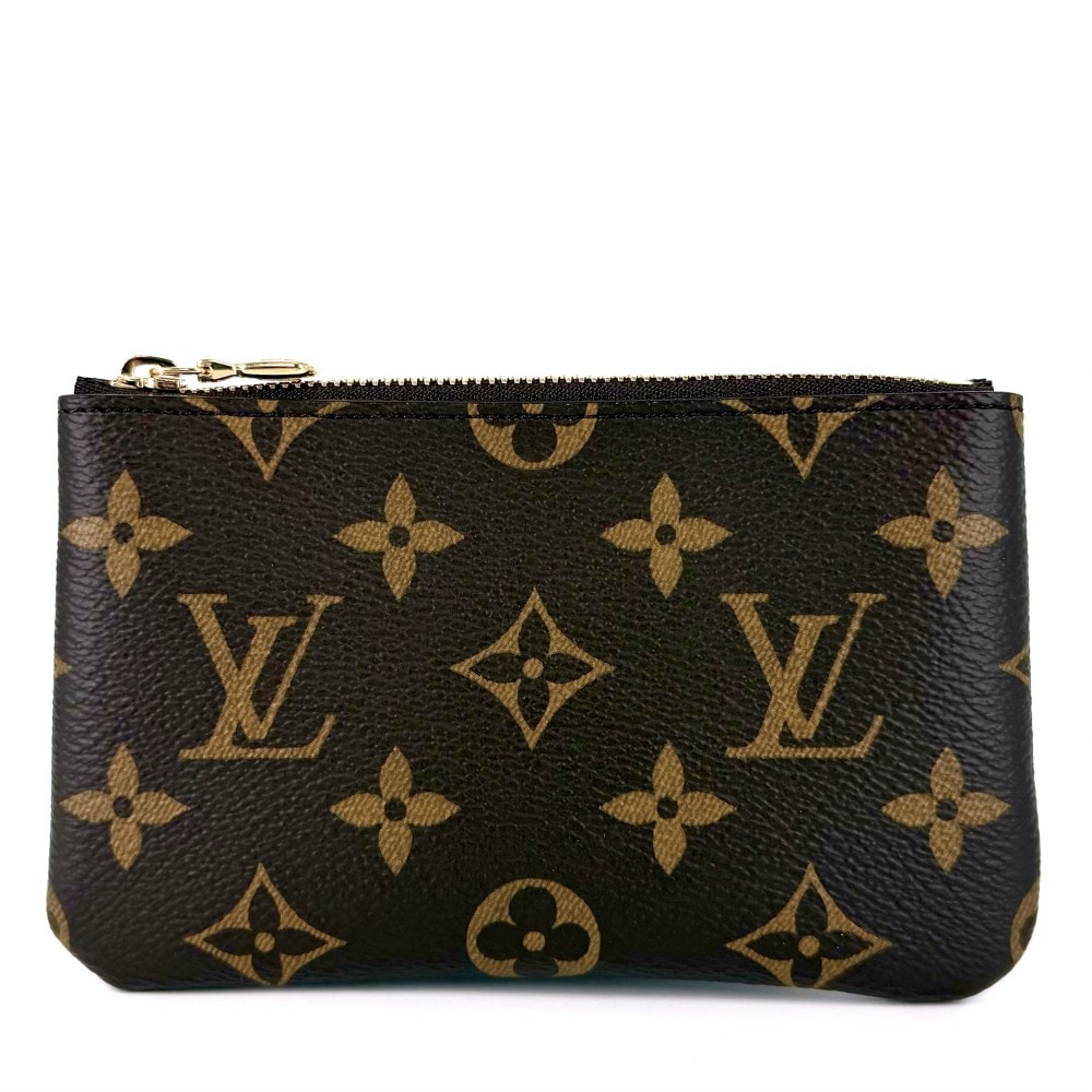 LOUIS VUITTON ルイヴィトン カードケース カード&キーケース ポシェット・クレ 定期入れ 小物 M13559 モノグラムキャンバス    ブラウン 茶 ユニセックス 美品【中古品】