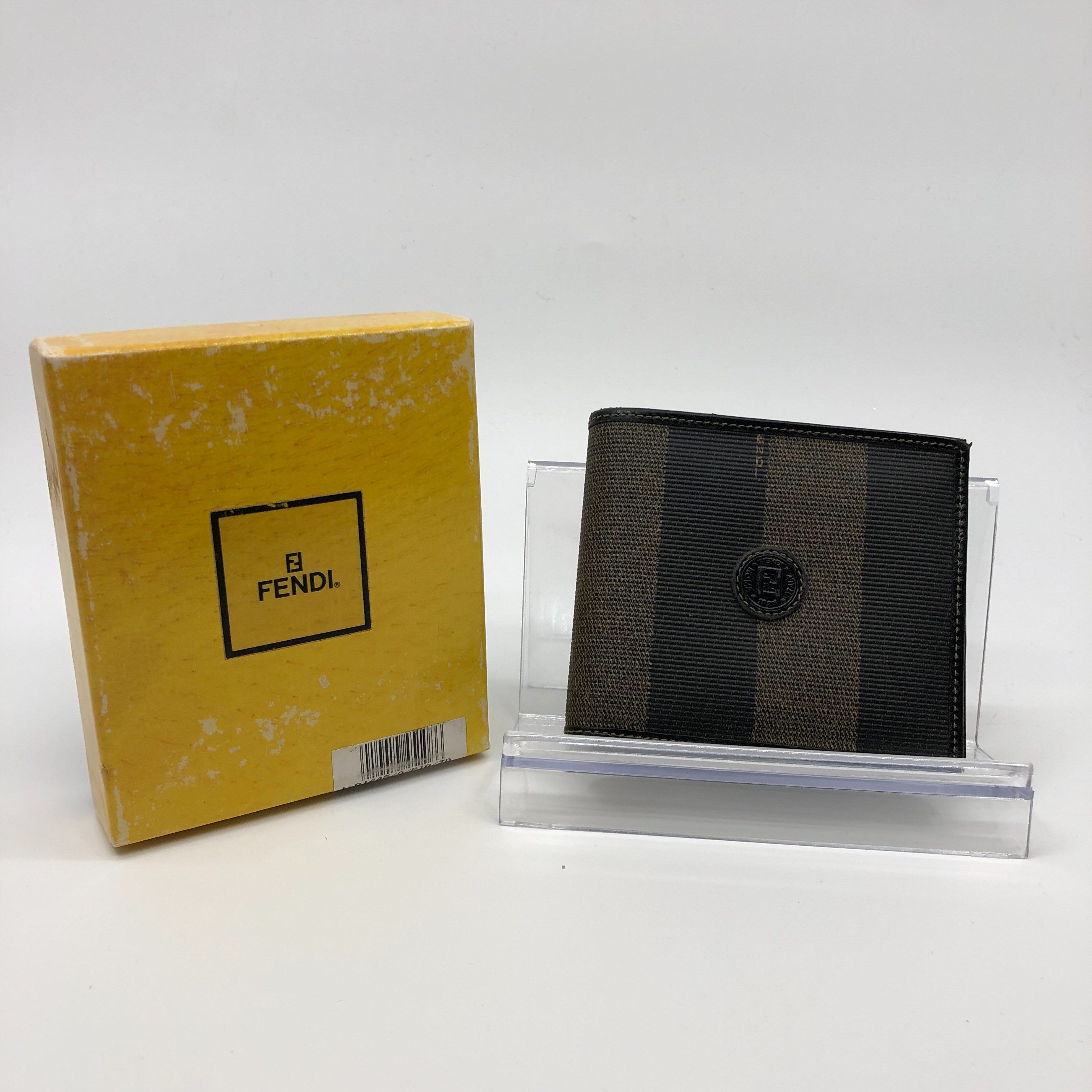 Fendi Pecan Compact Wallet "Brown"