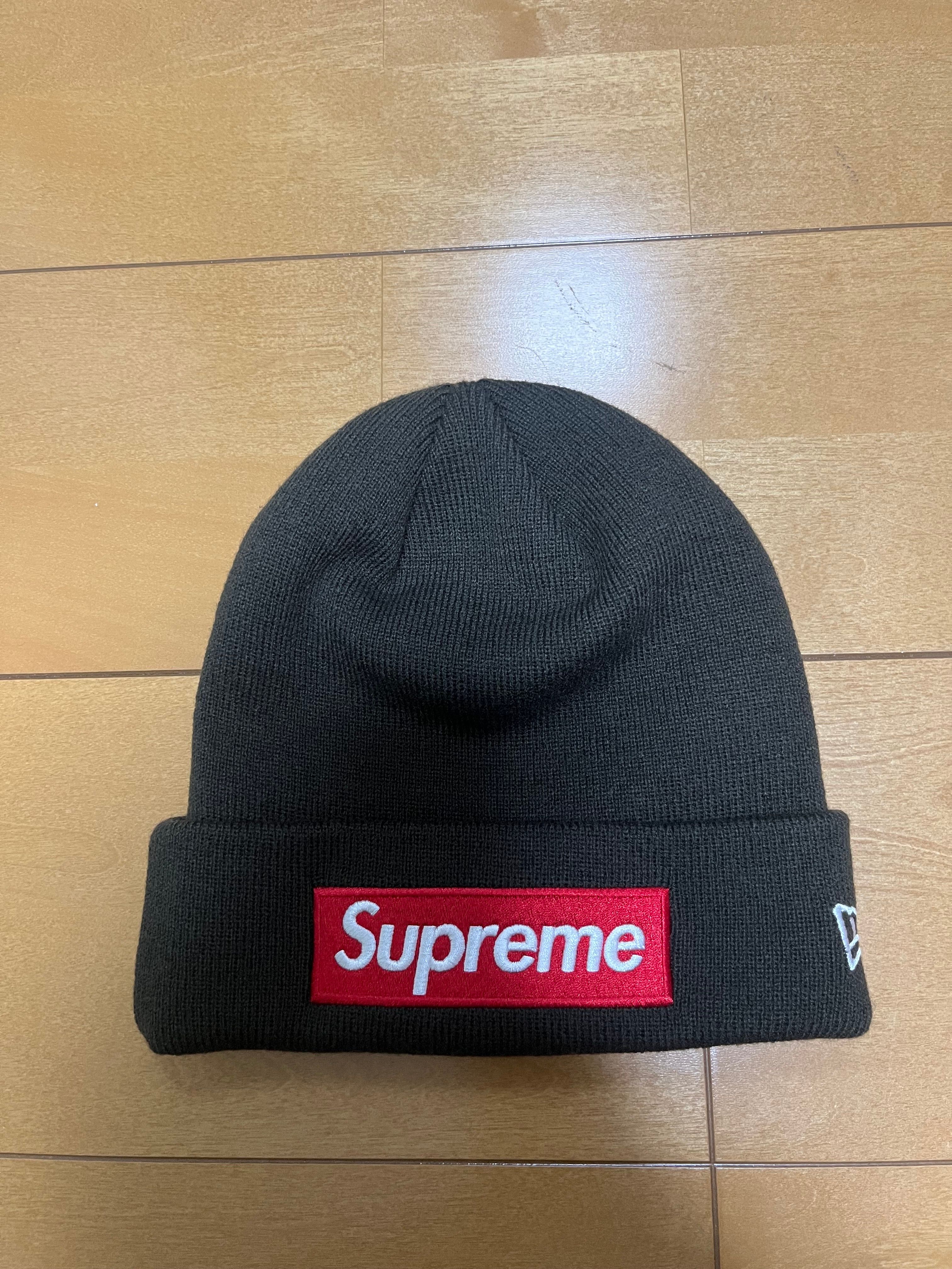 Supreme New Era Box Logo Beanie "Brown"