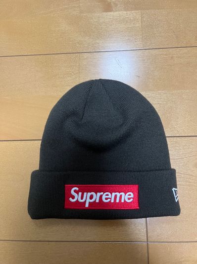 Supreme New Era Box Logo Beanie "Brown"