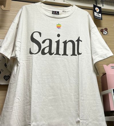 SAINT Mxxxxxx SS Tee/Heart Saint "White" SM-A23-0000-005