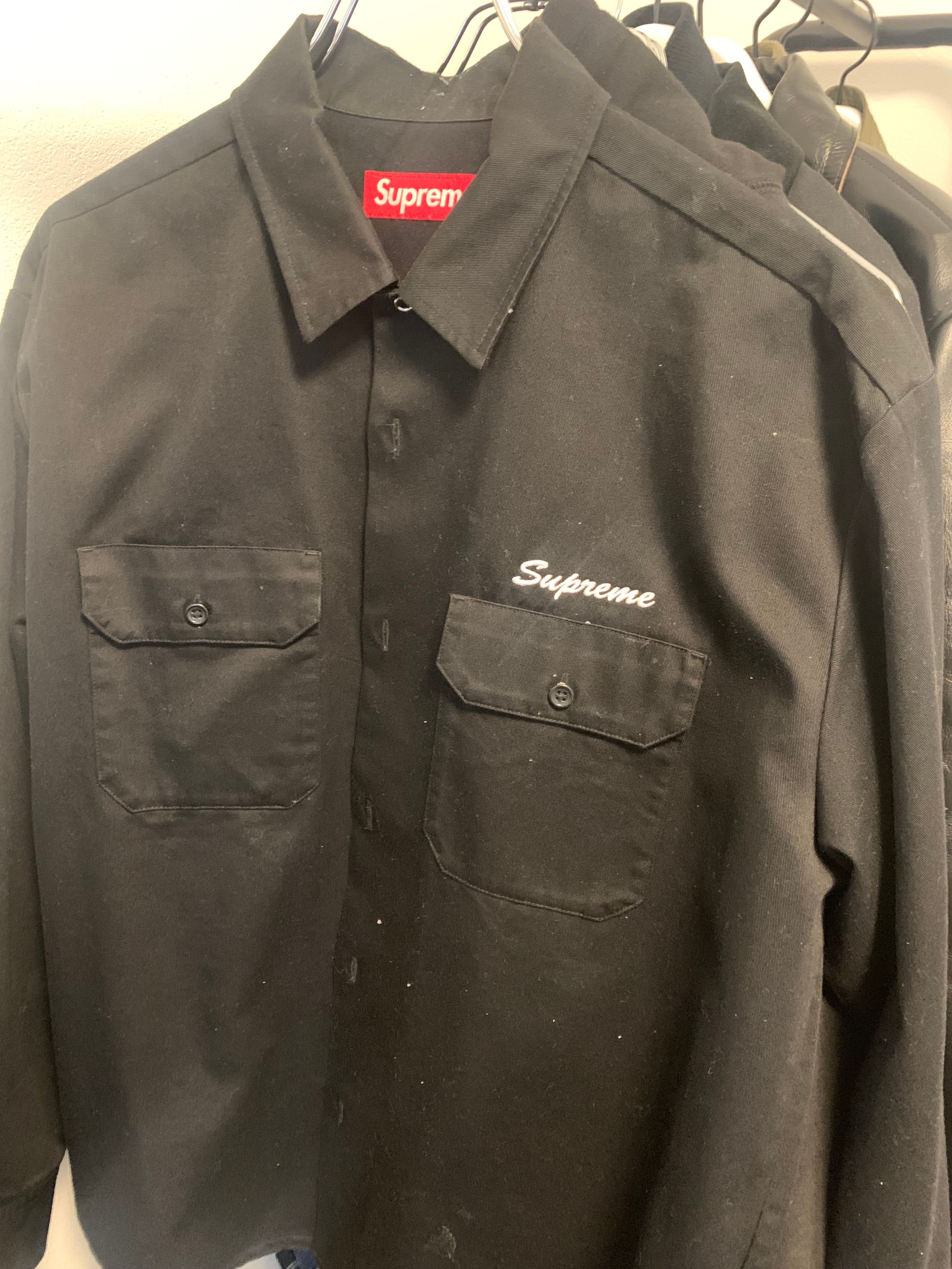 Supreme Our Lady Work Shirt "Black"