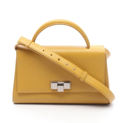 ボッテガヴェネタ BOTTEGA VENETA 2WAY ショルダーバッグ バッグ レザー レディース イエロー系 【中古】