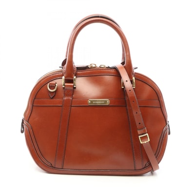 バーバリー BURBERRY 2WAY ハンドバッグ バッグ レザー レディース ブラウン系 3853845 【中古】