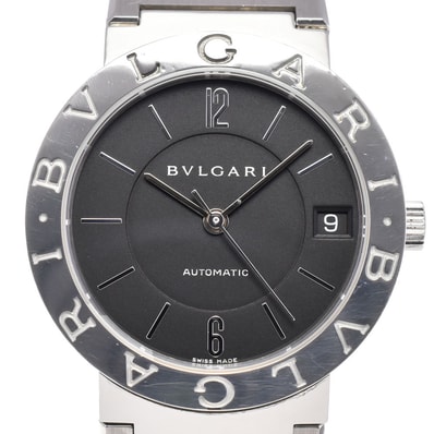 ブルガリ BVLGARI BB33SSAUTO ブルガリ・ブルガリ ブラック 自動巻き メンズ 良品 腕時計 G#146818