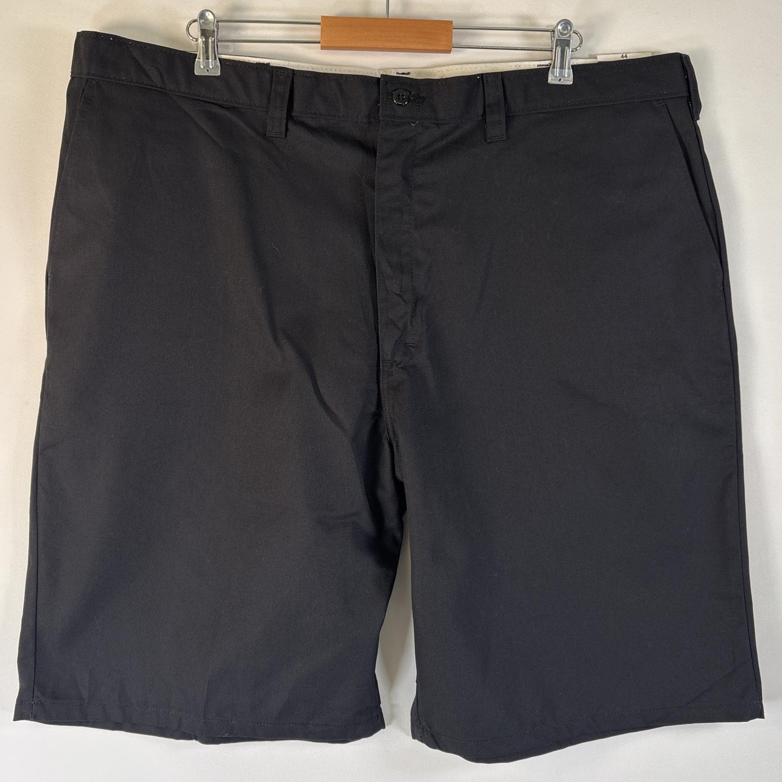 古着 ディッキーズ Dickies ショートパンツ デッドストック 大きいサイズ ワンポイントロゴ タグ付き 半ズボン ワーク w44 ブラック メンズ