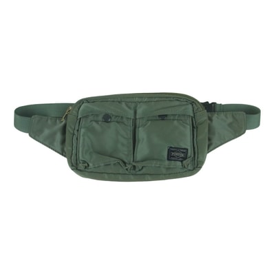 PORTER ポーター TANKER タンカー ウエストバッグ ウエストポーチ ボディバッグ グリーン系【中古】