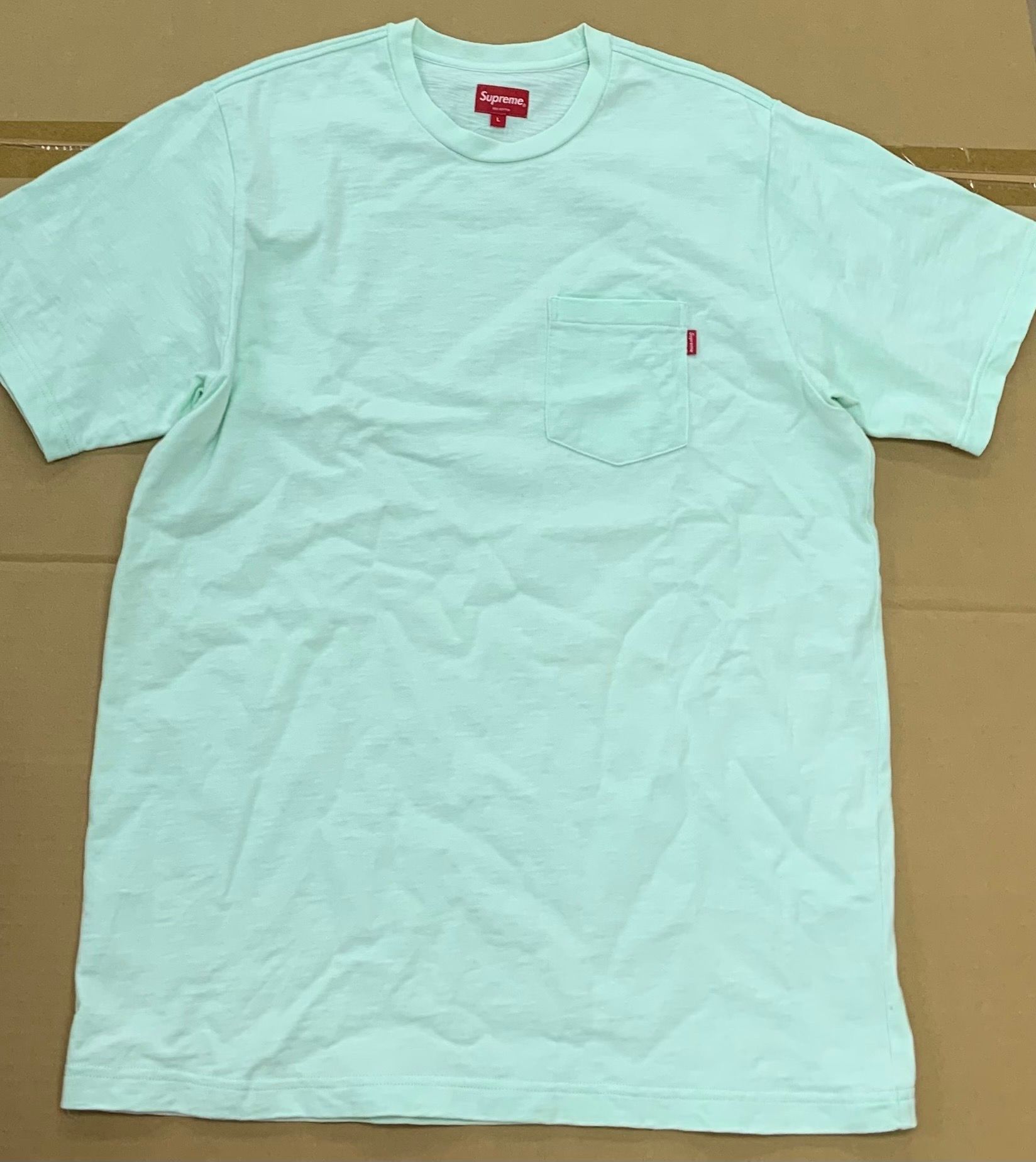 シュプリーム エスエス ポケット Tシャツ "グリーン"(20SS)
