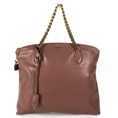 ルイヴィトン LOUIS VUITTON ロックイット チェーン M94358 カバン Wチェーン 肩掛け トートバッグ ショルダーバッグ カーフレザー ローズ ピンク