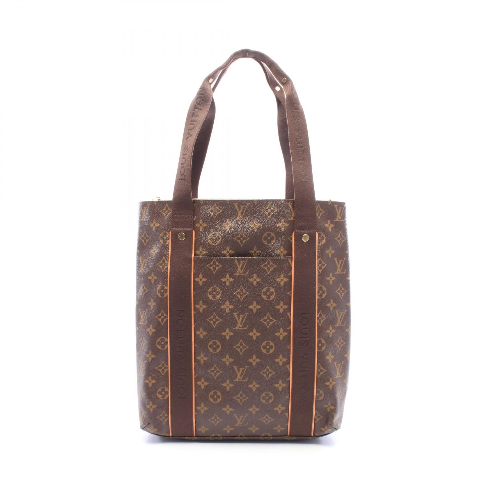 ルイ・ヴィトン LOUIS VUITTON カバ ボブール トートバッグ バッグ PVCコーティングキャンバス レザー モノグラム メンズ レディース ブラウン系 M53013 【中古】