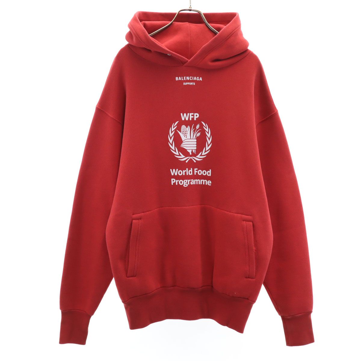 BALENCIAGA バレンシアガ 18AW 長袖 ロゴプリント パーカー