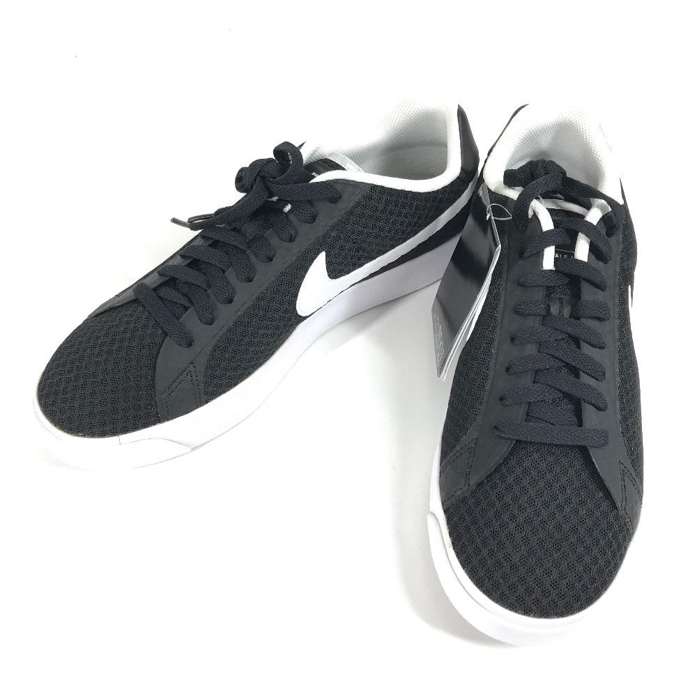 ナイキ NIKE コート ロイヤル LW テキスタイル 833273-010 ロゴ 靴 シューズ Court Royale LW TXT スニーカー 合成樹脂 ブラック 未使用