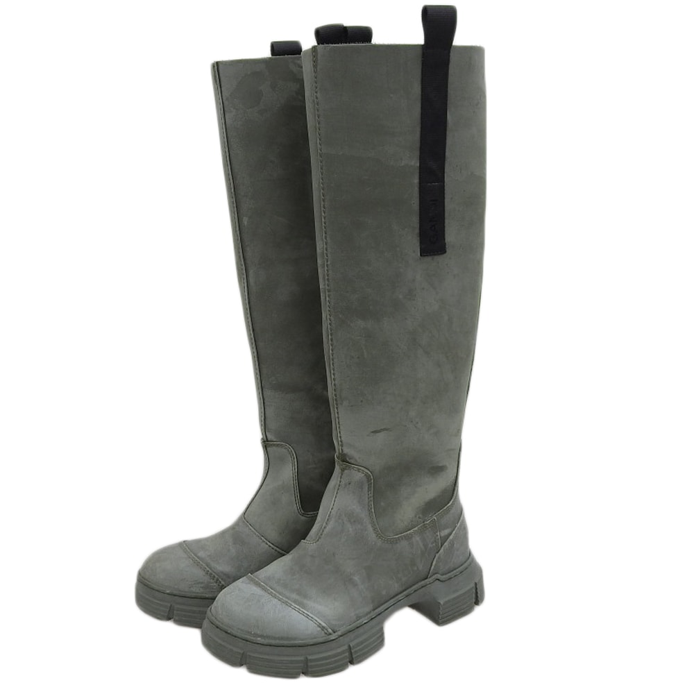 ガニー リサイクルラバーカントリーブーツ シューズ レディース カーキ 35 35