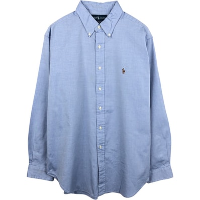古着 ラルフローレン Ralph Lauren CLASSIC FIT クラシックフィット 長袖 ボタンダウンシャツ メンズXL相当/eaa659892
