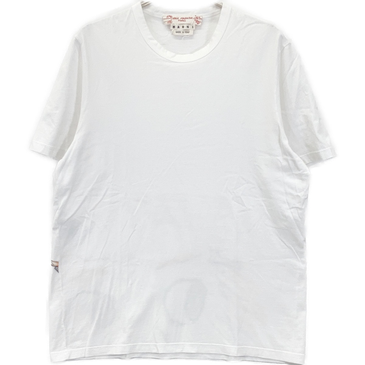 マルニ 【×MARIA MAGDALENA SUAREZ】M05GC0139 18SS ホワイト プリントTシャツ 48