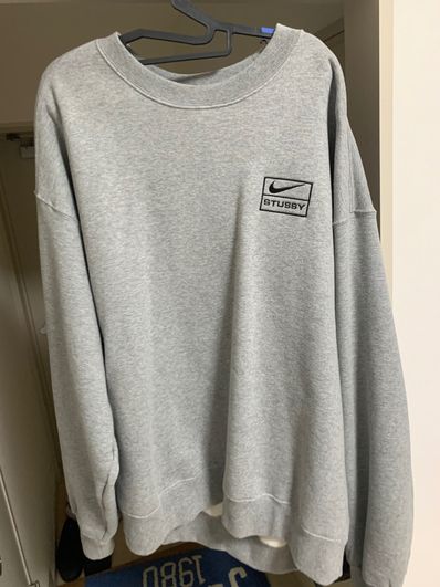 Nike x Stussy NRG BR Crew Fleece "Grey"