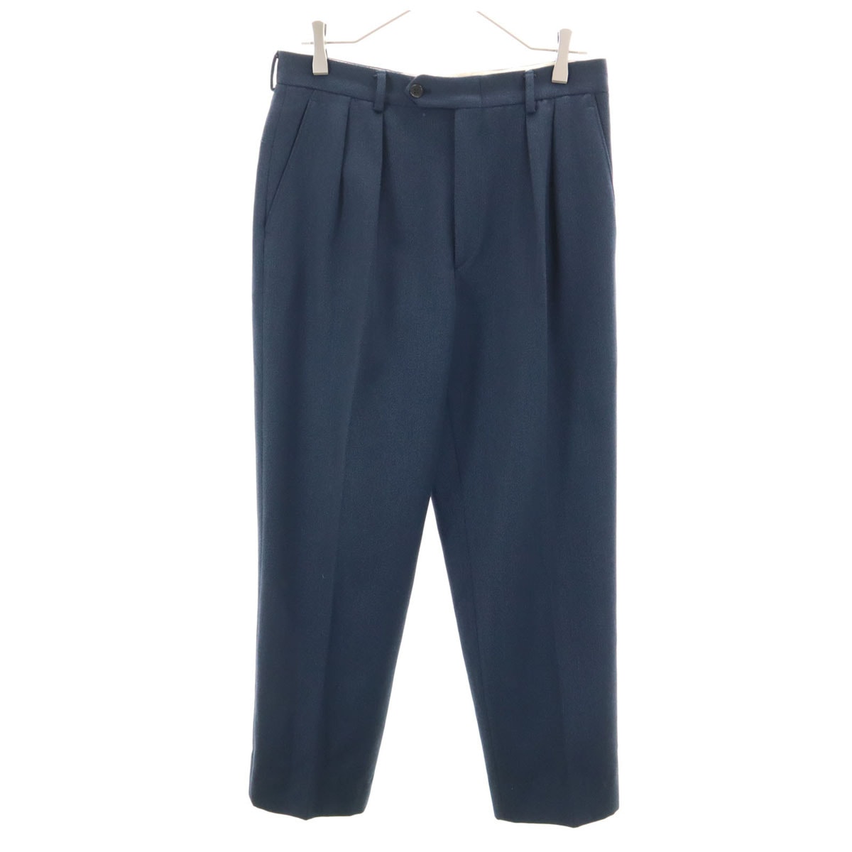 YVES SAINT LAURENT イヴサンローラン 80s 90s イタリア製 オールド スラックスパンツ 48 ネイビー