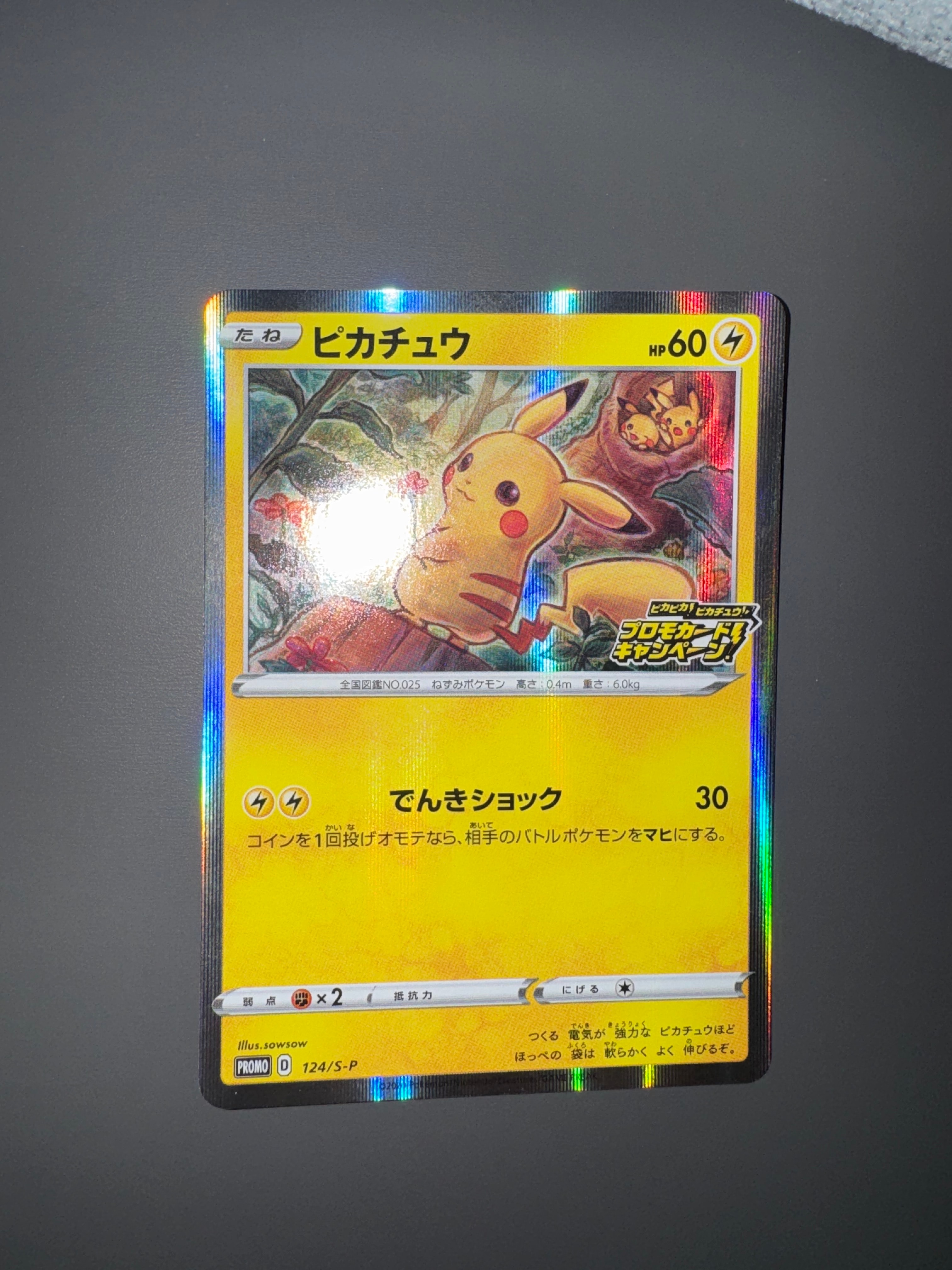 PSA10】ピカチュウ: プロモ P [S-P 124](ピカピカ！ピカチュウ！プロモ