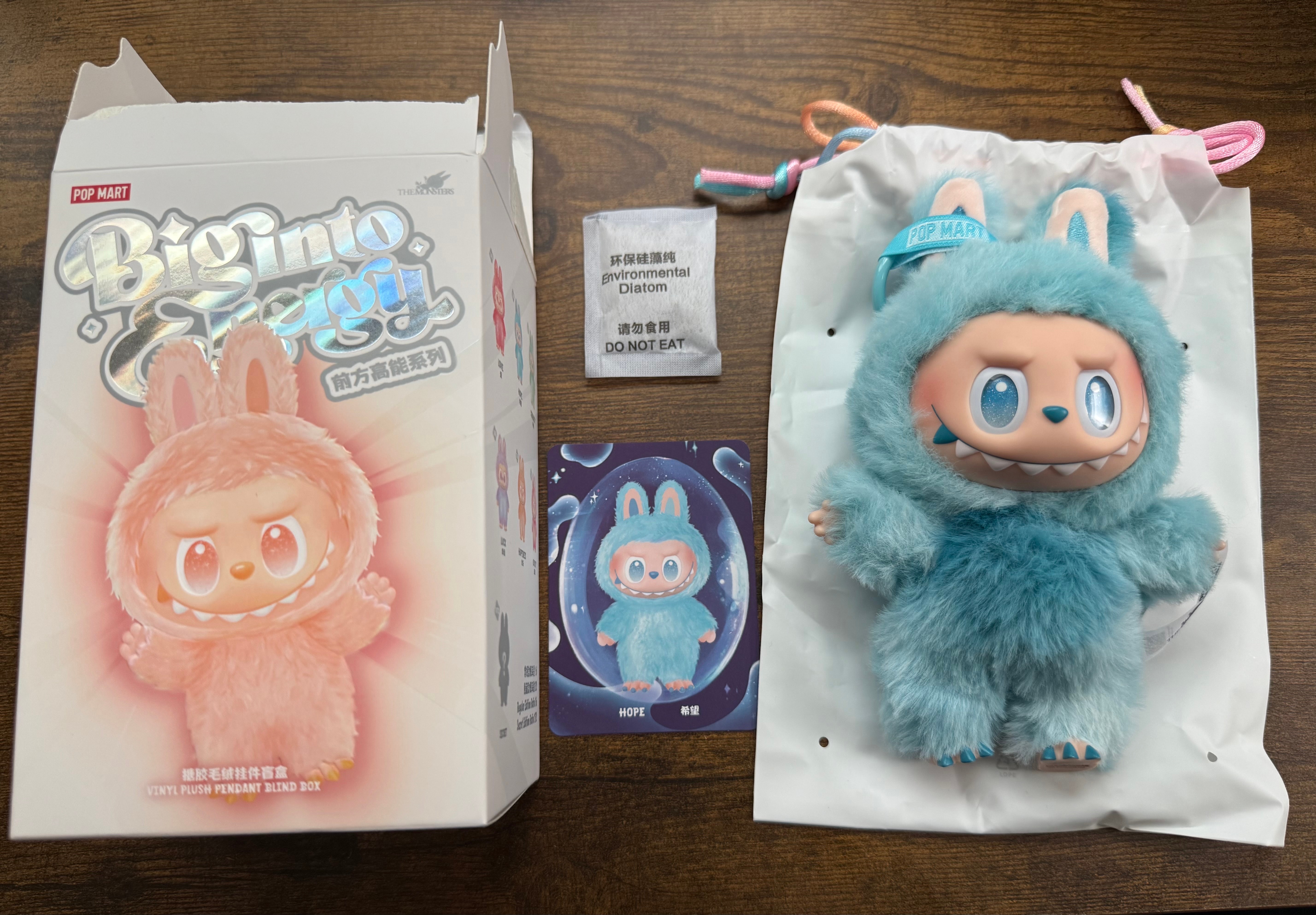 POP MART THE MONSTERS (LABUBU) Big into Energy Series Plush Pendant HOPE