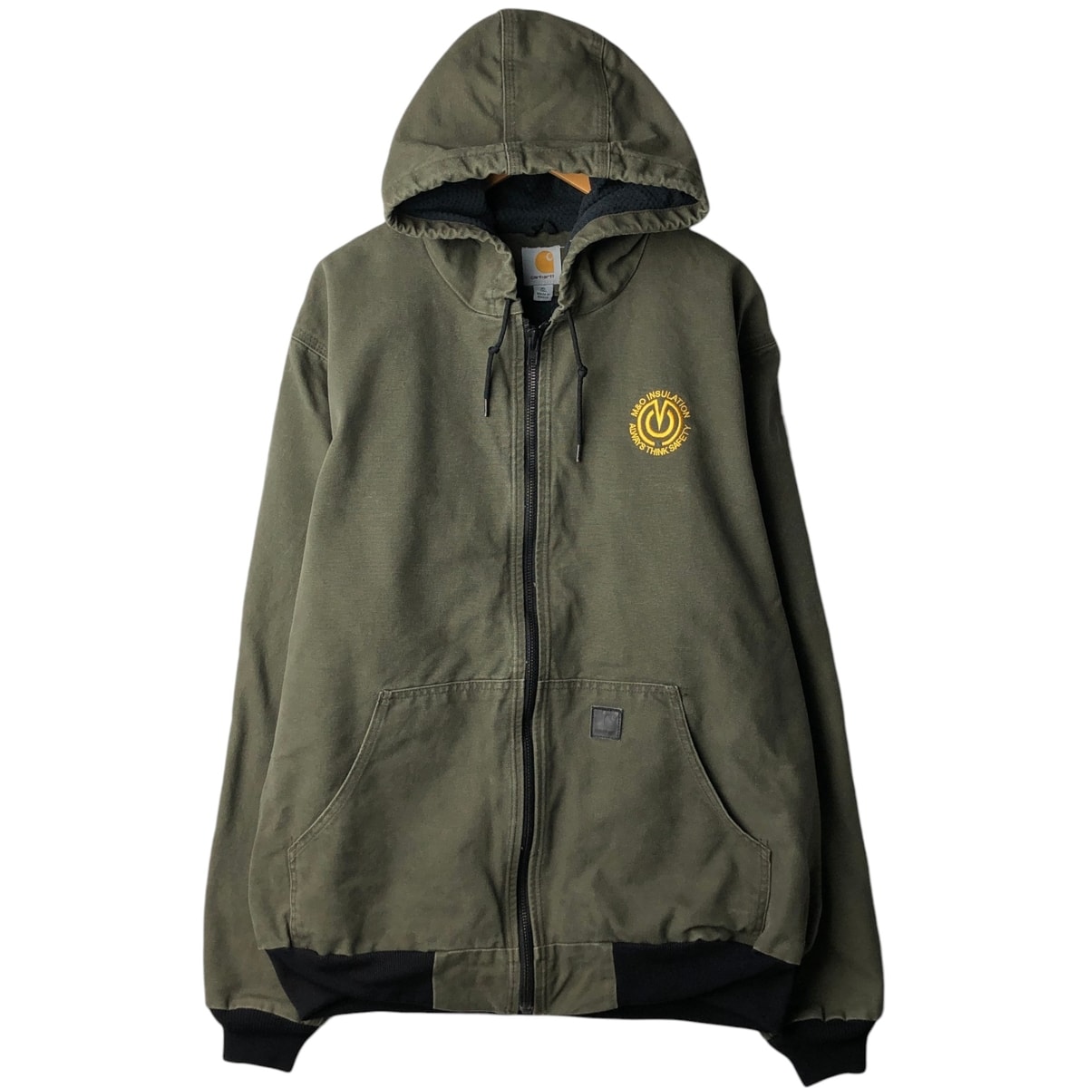 古着 カーハート Carhartt アクティブジャケット ダックフルジップパーカー メンズXL相当/eaa629380