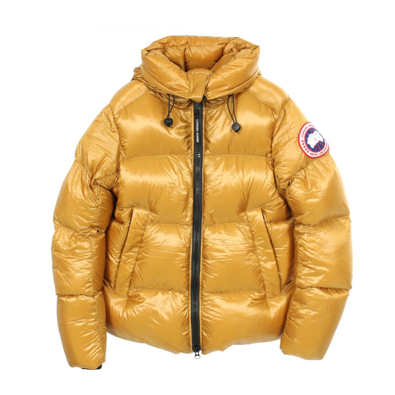 カナダグース CANADA GOOSE Crofton Puffer クロフトン パッファー ダウンジャケット 衣料品 アウター ナイロン メンズ ブラウン系 【中古】