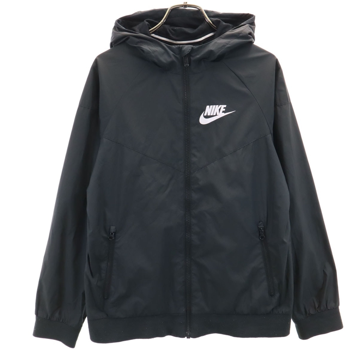 NIKE ナイキ トレーニング ウーブン ジップジャケット L ブラック 裏メッシュ