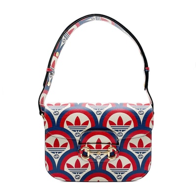 GUCCI グッチ ホースビット 1955 adidas アディダス 2WAY ショルダーバッグ
602204 レザー レッド レディース
【中古】