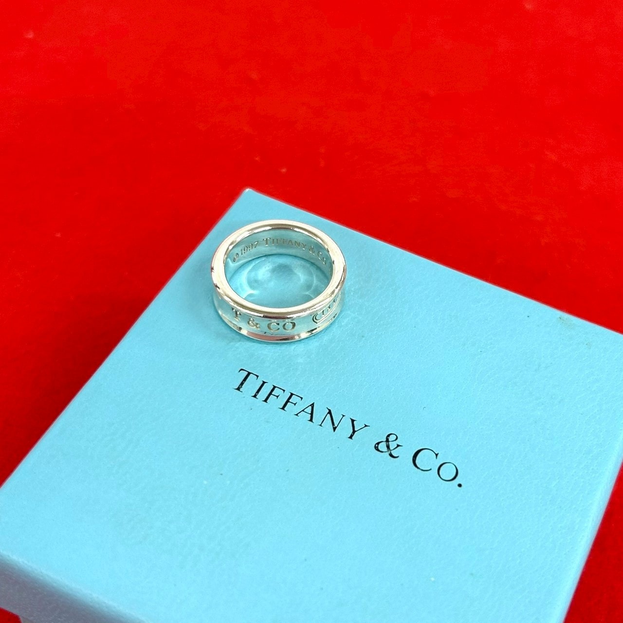 TIFFANY&Co. ティファニー ナロー リング シルバー925 リング・指輪 11.5号 シルバー
 93873