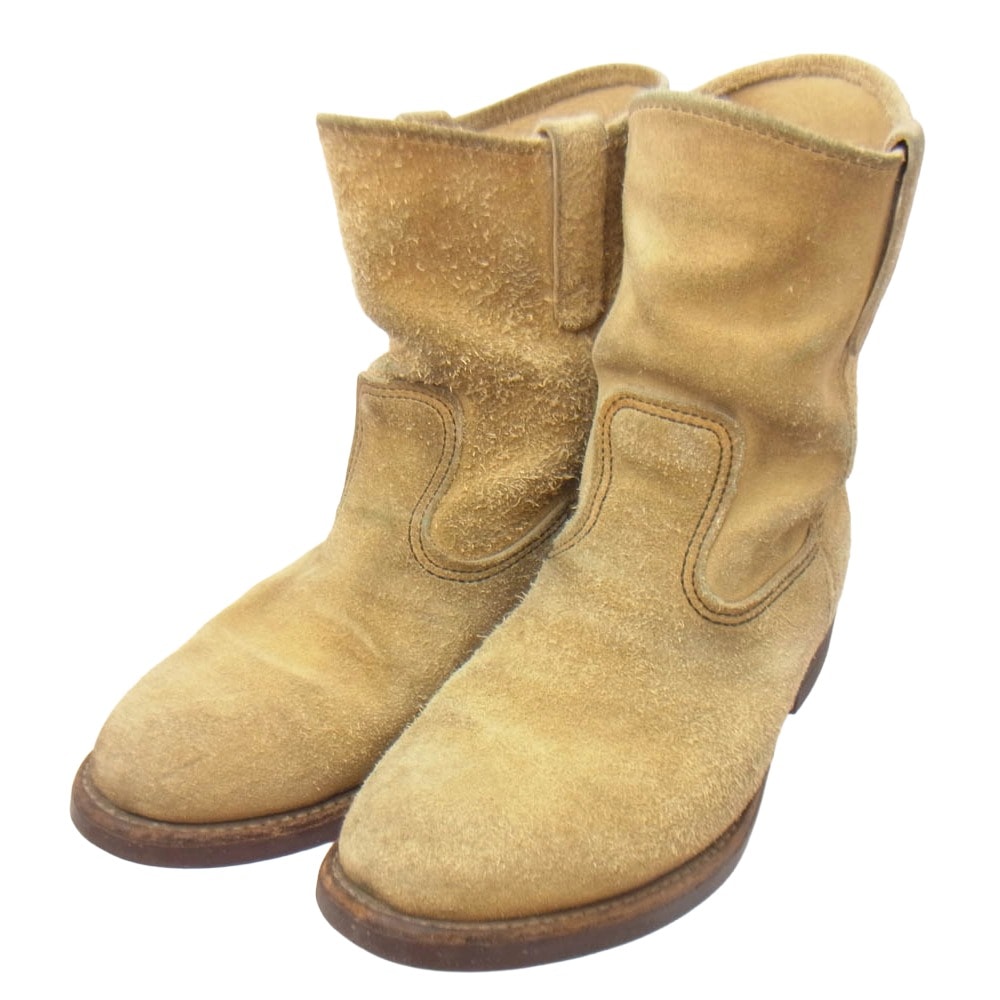 b0628 RED WING 8156 ペコス ブーツ スエード 23cm b0628 RED WING