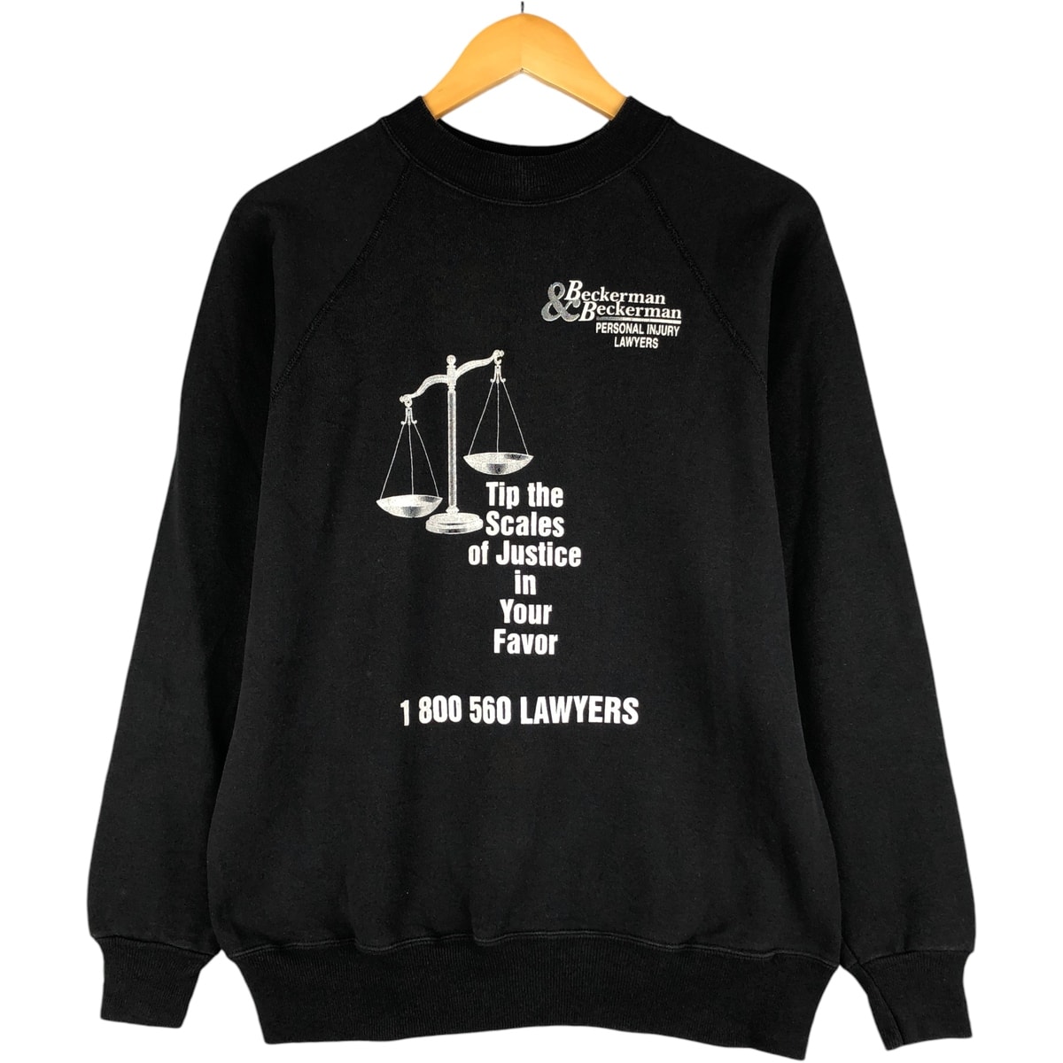 古着 90年代 ヘインズ Hanes Beckerman&Beckerman アドバタイジング スウェットシャツ トレーナー USA製 メンズM相当 ヴィンテージ/eaa480754