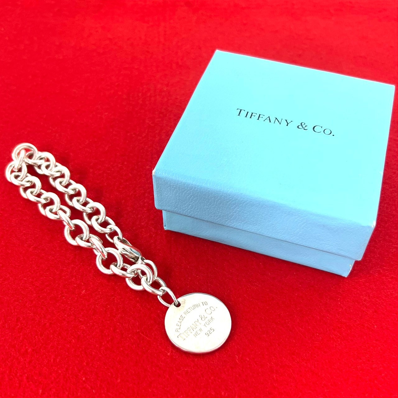 TIFFANY&Co. ティファニー リターントゥ ラウンドタグ ブレスレット シルバー925 ブレスレット シルバー
 93731