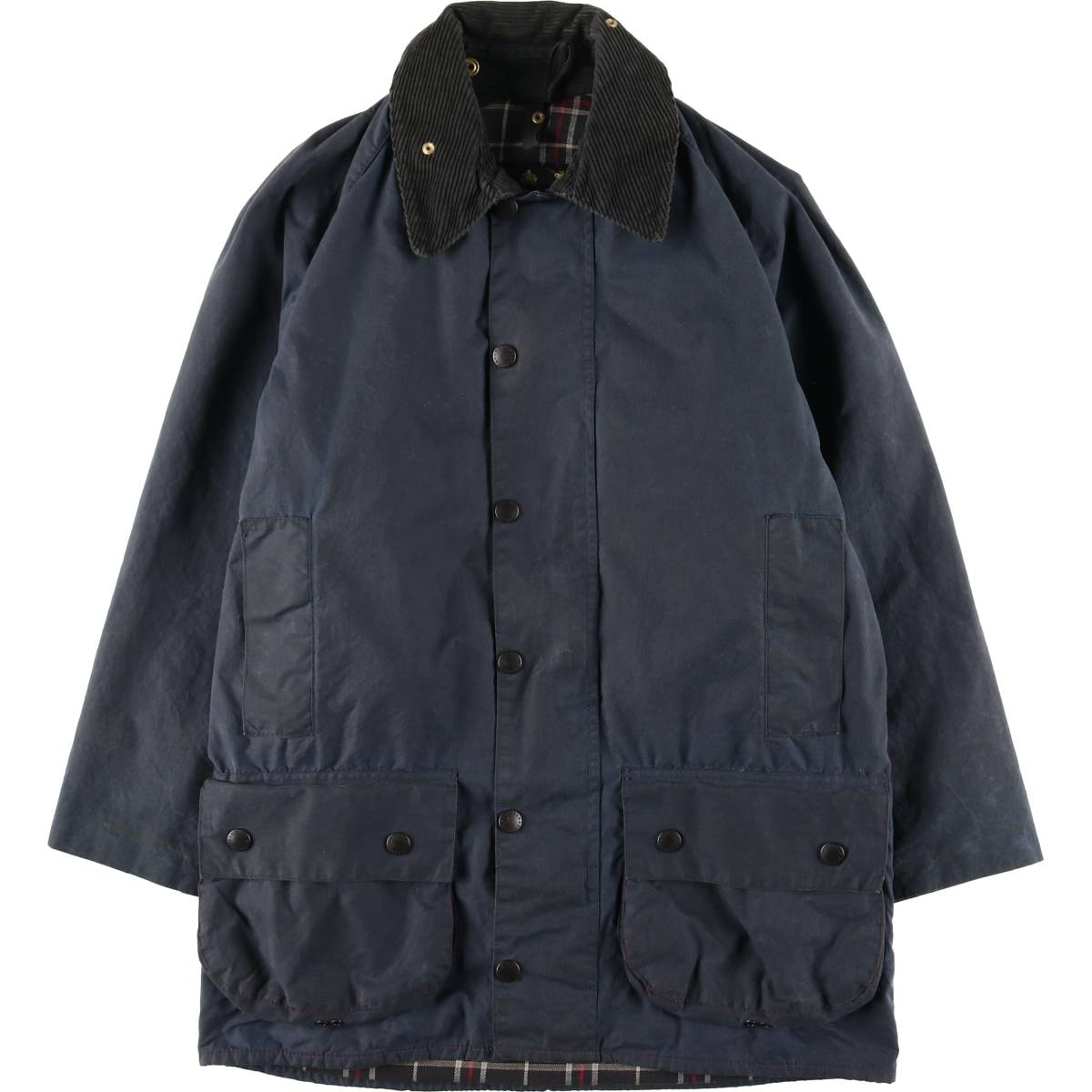 古着 80~90年代 バブアー Barbour BEAUFORT ビューフォート 旧3ワラント オイルド ハンティングジャケット 英国製 C36 メンズS相当 ヴィンテージ/eaa614866