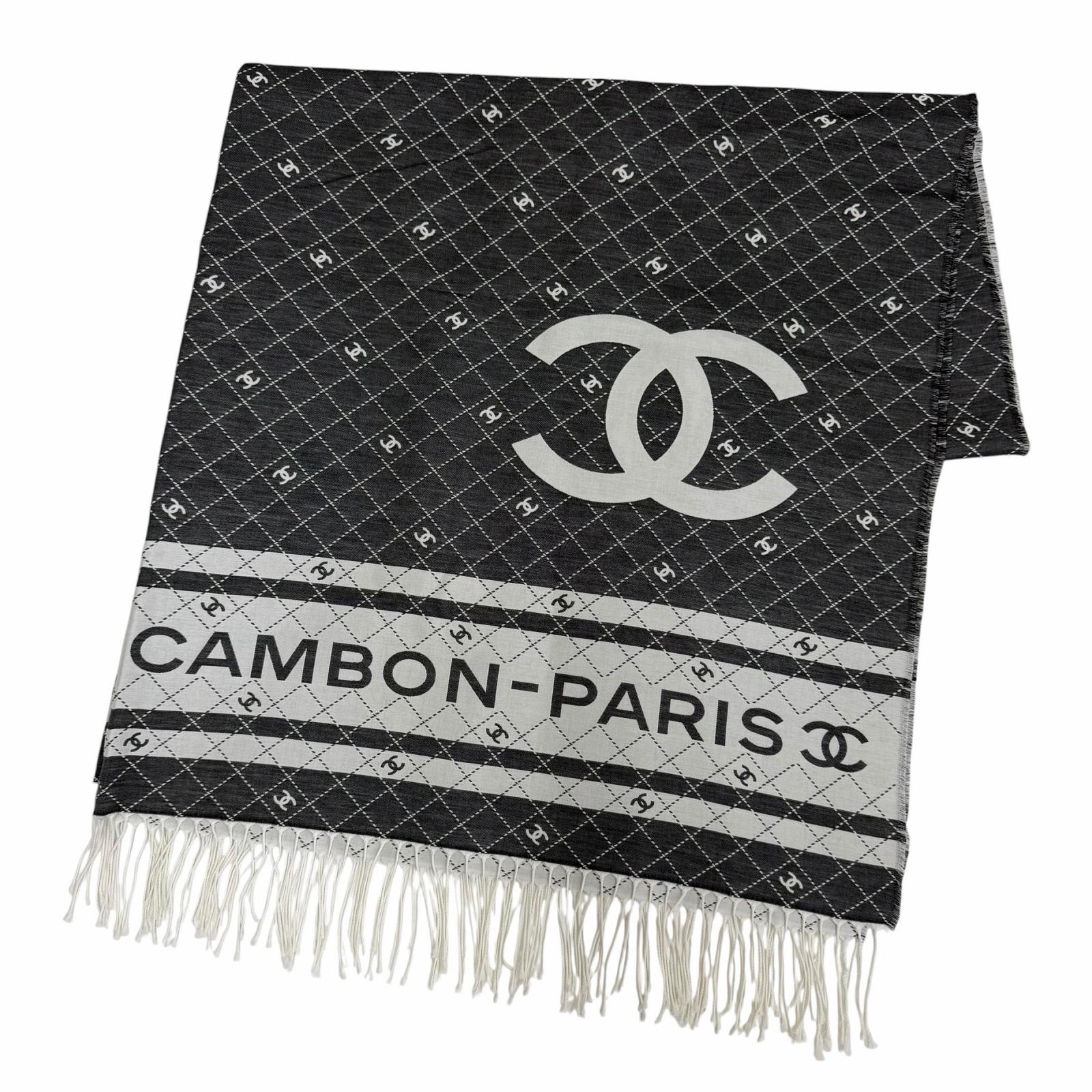 未使用品 シャネル ショール 31 RUE CAMBON グレー レディース