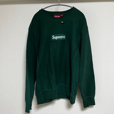 Supreme Box Logo Crewneck Sweatshirt "Green" (18FW)