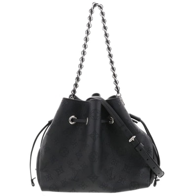 LOUIS VUITTON ルイ・ヴィトン ベラ モノグラム マヒナ ショルダーバッグ M57070 カーフ ブラック レディース【中古】