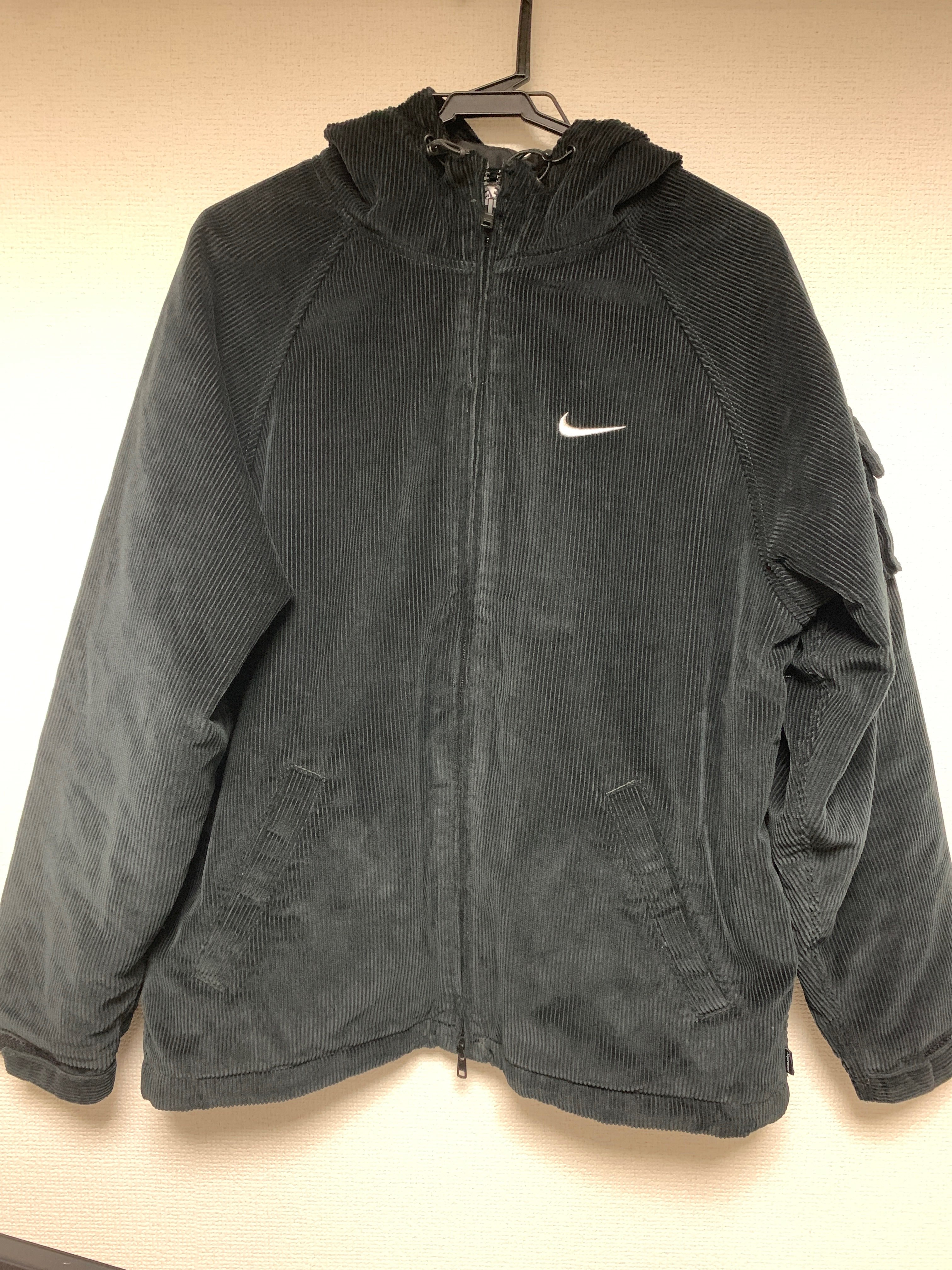 Supreme / Nike Arc Corduroy Hooded Jacket "Black"