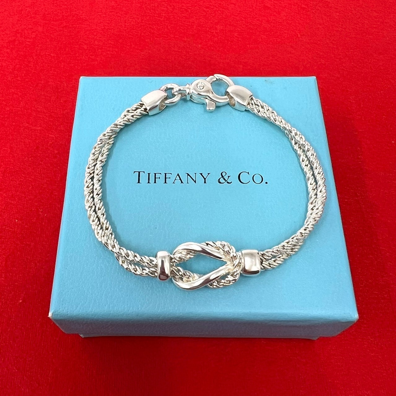 TIFFANY&Co. ティファニー ダブルロープ ノット ブレスレット シルバー925 ブレスレット シルバー
 31367