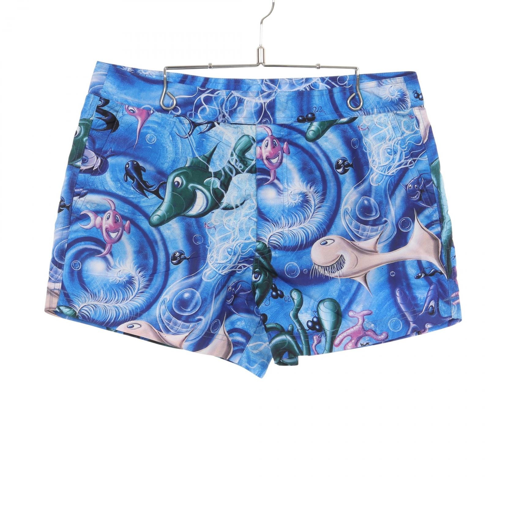 ディオール Dior DIOR × KENNY SCHARF 総柄 スイムウエア パンツ 衣料品 ボトムス ポリエステル メンズ ブルー系 / マルチカラー 193B104AB042 【中古】